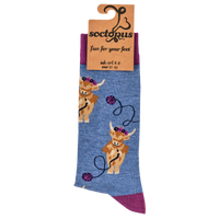 Highland Cow Socks - Crochet Och Aye the Moo!