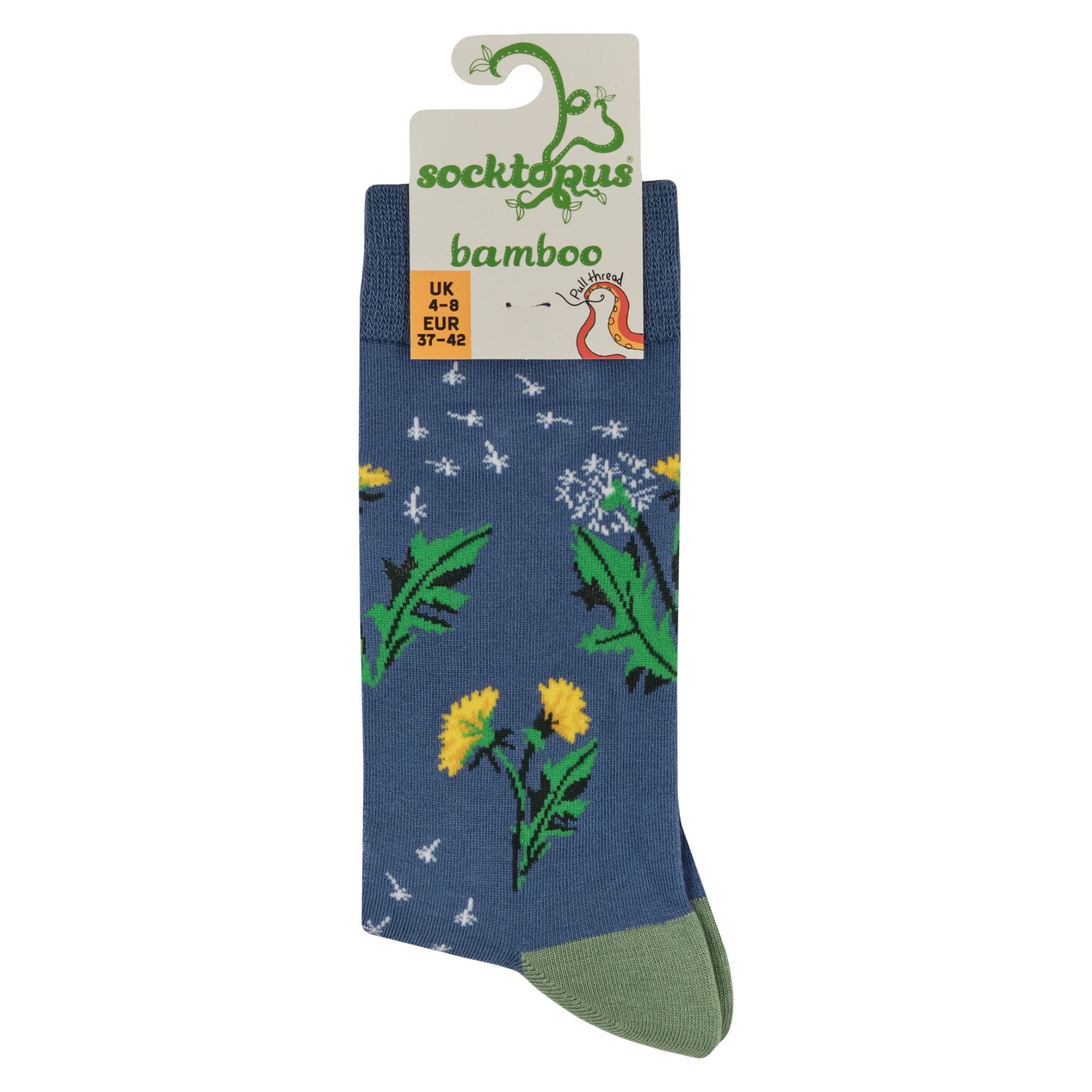 Bamboo Socks - Dandelion and Bur-Sock