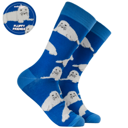 Fluffy Seal Socks - Sealiciously Fluffy