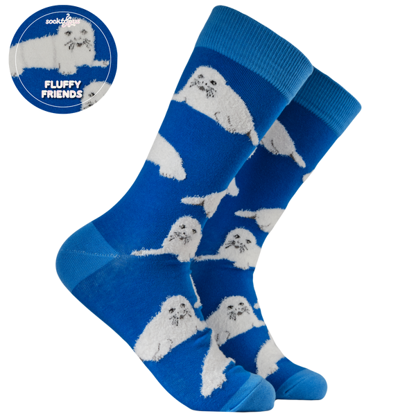 Fluffy Seal Socks - Sealiciously Fluffy