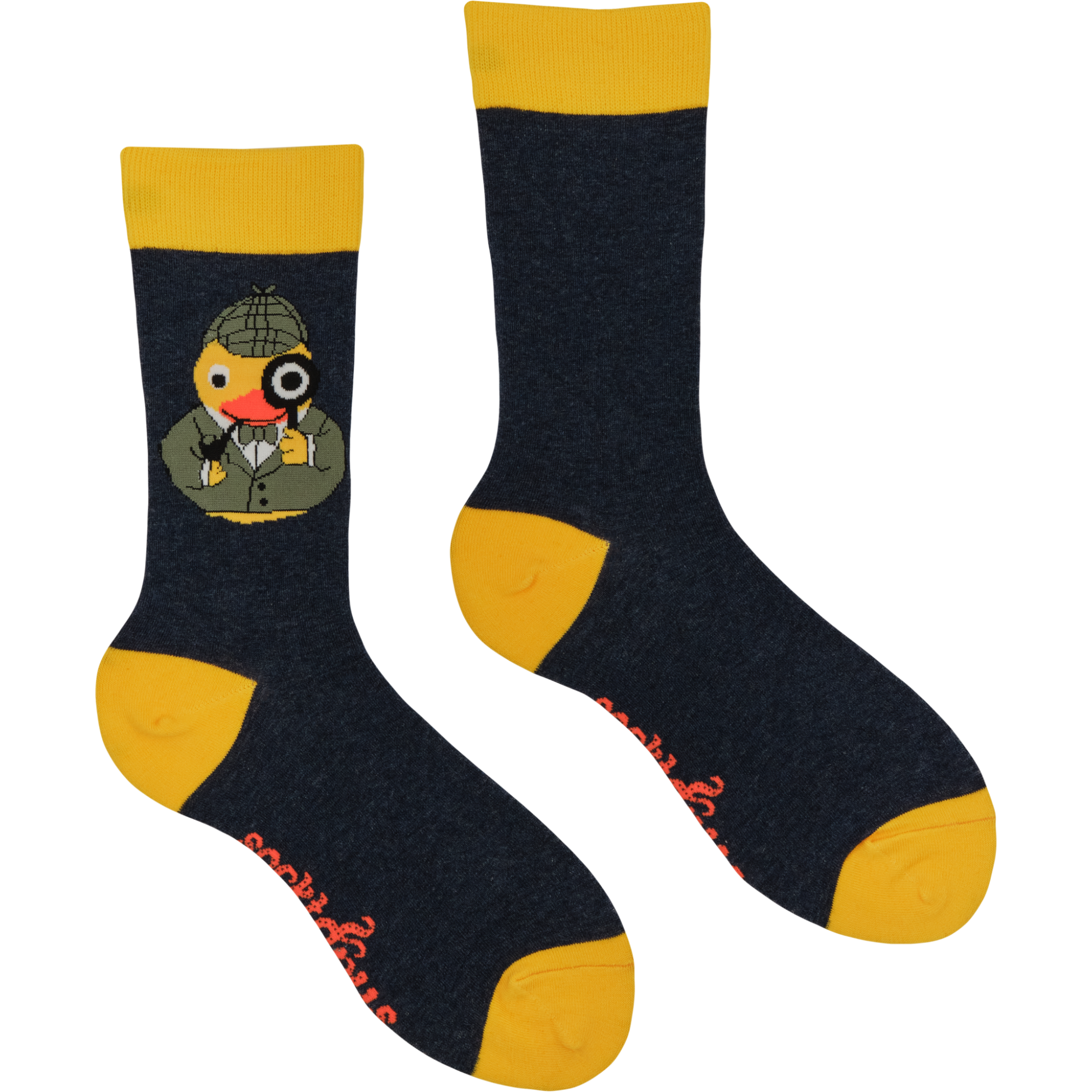 Sherlock Rubber Duck Socks - Ducktective