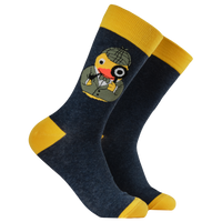 Sherlock Rubber Duck Socks - Ducktective