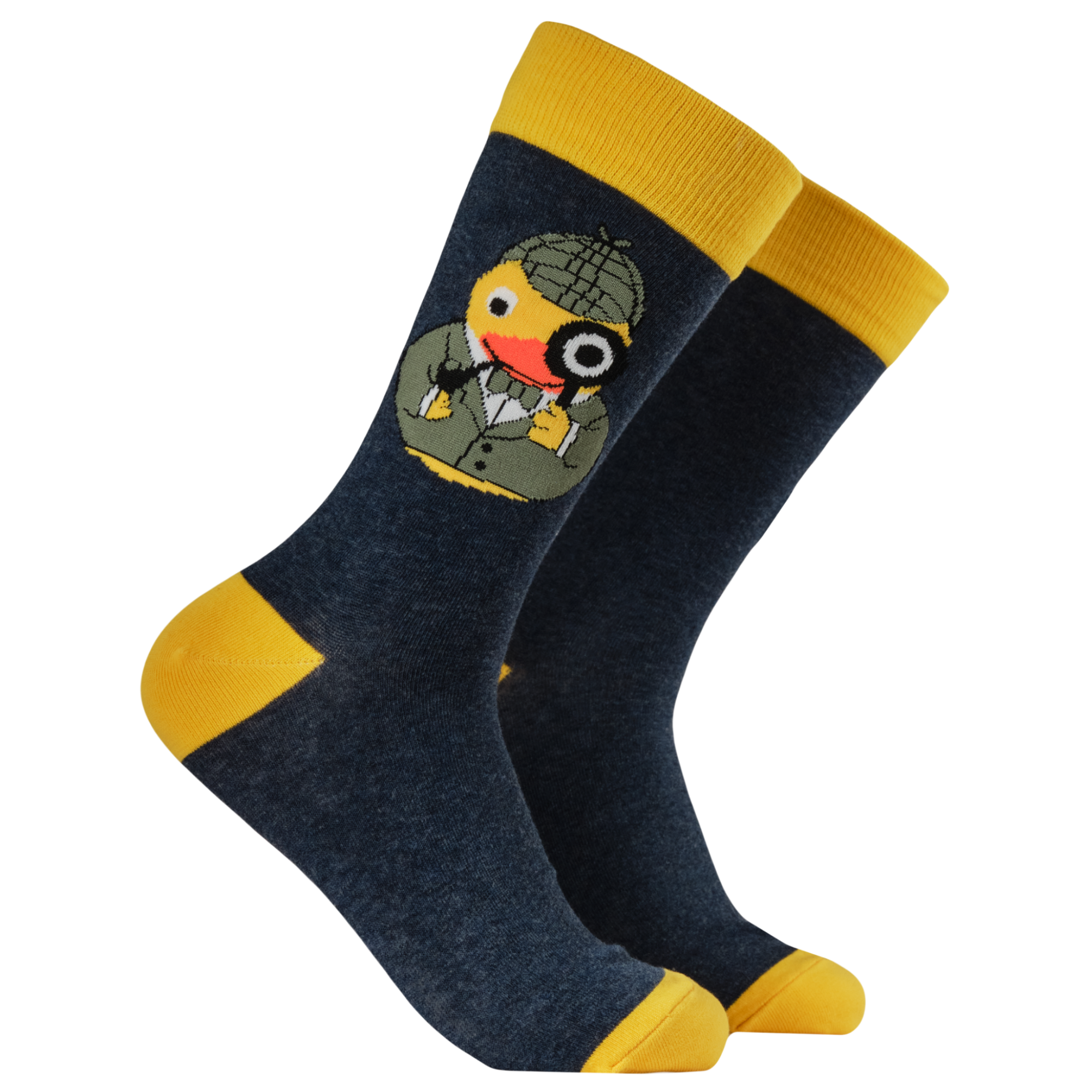 Sherlock Rubber Duck Socks - Ducktective