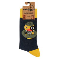 Sherlock Rubber Duck Socks - Ducktective