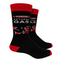 Danger Natural Gas Socks - Large