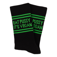 Sweary Sport Socks - Eat Pussy It's Vegan
