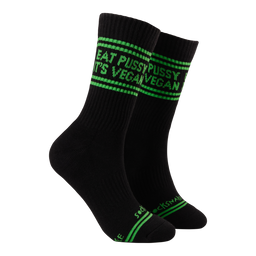Sweary Sport Socks - Eat Pussy It's Vegan