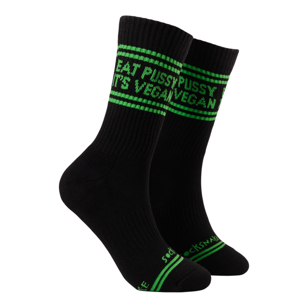 Sweary Sport Socks - Eat Pussy It's Vegan