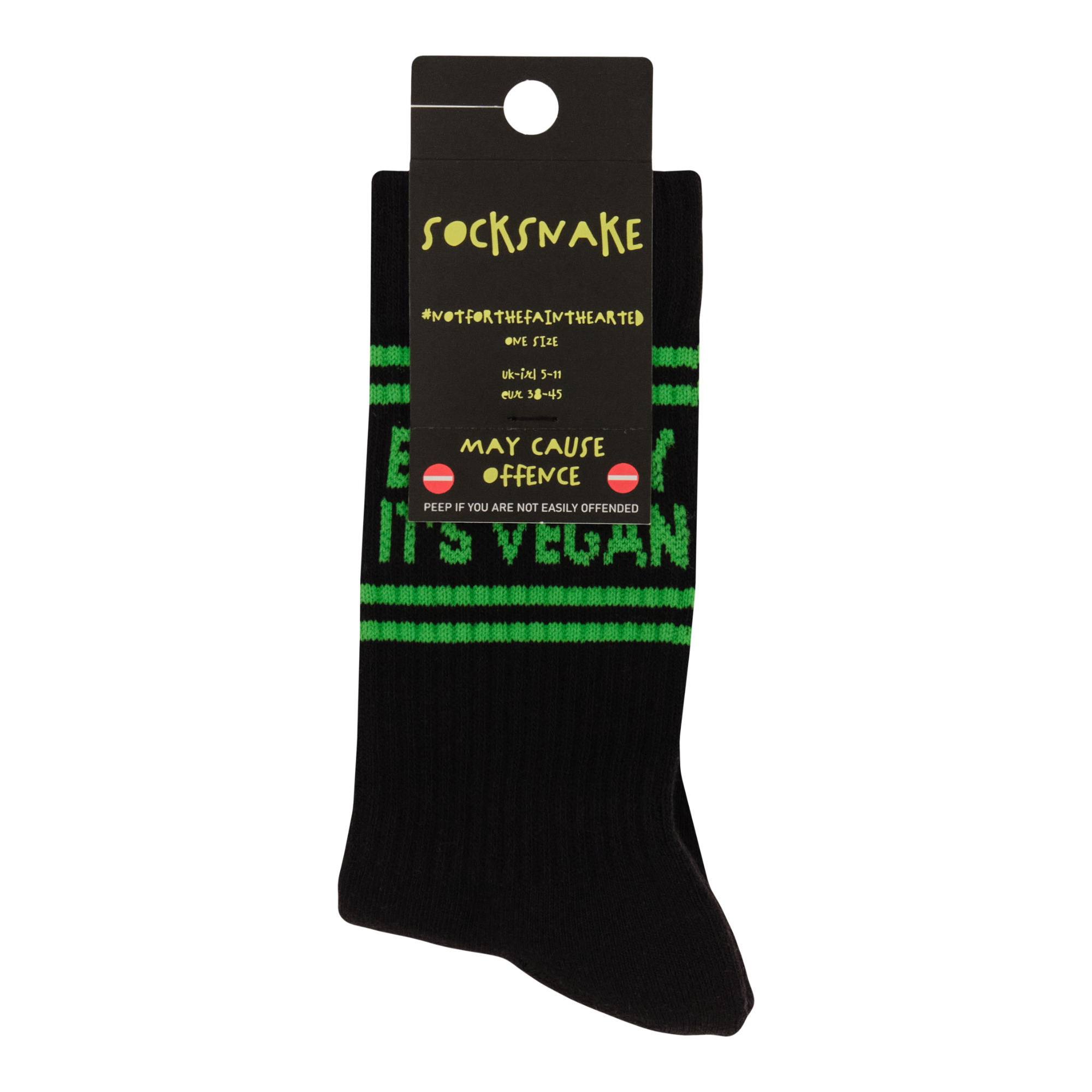 Sweary Sport Socks - Eat Pussy It's Vegan