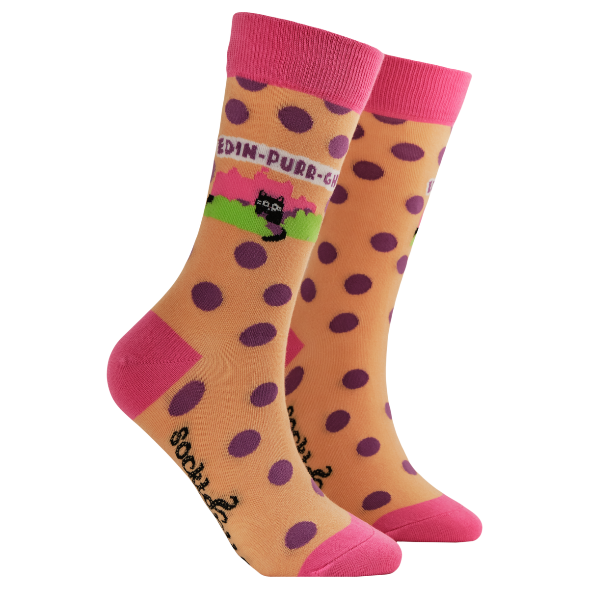 Edin-Purr-gh Socks - Paper Tail