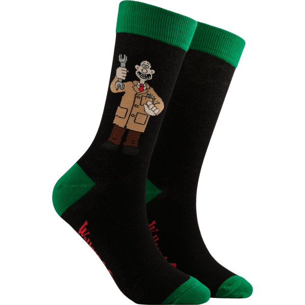 Everyday Genius Socks - Wallace and Gromit