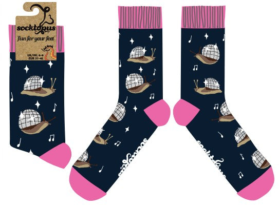 Disco Snail Socks - Escarglow