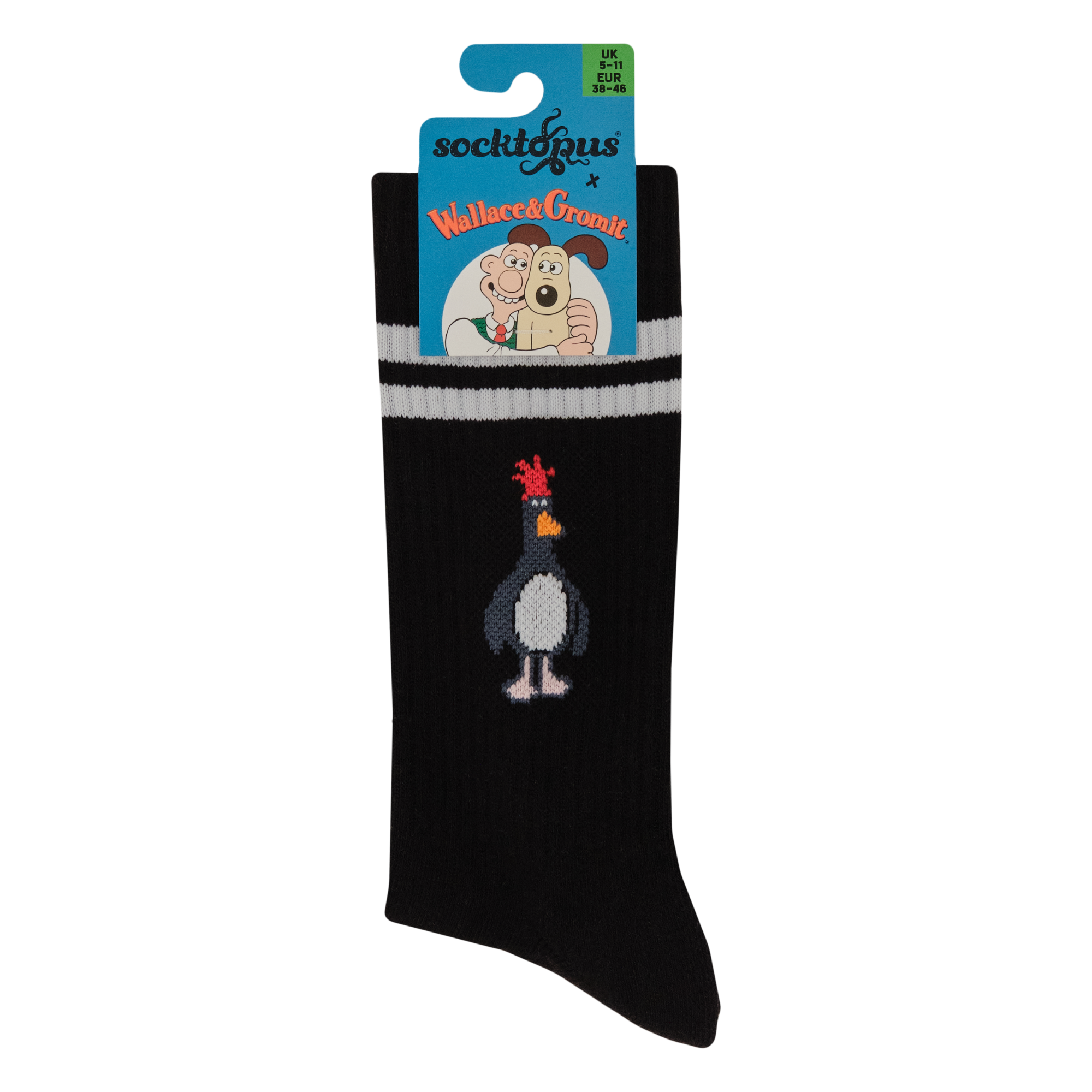 Feathers McGraw Athletic Socks - Wallace and Gromit