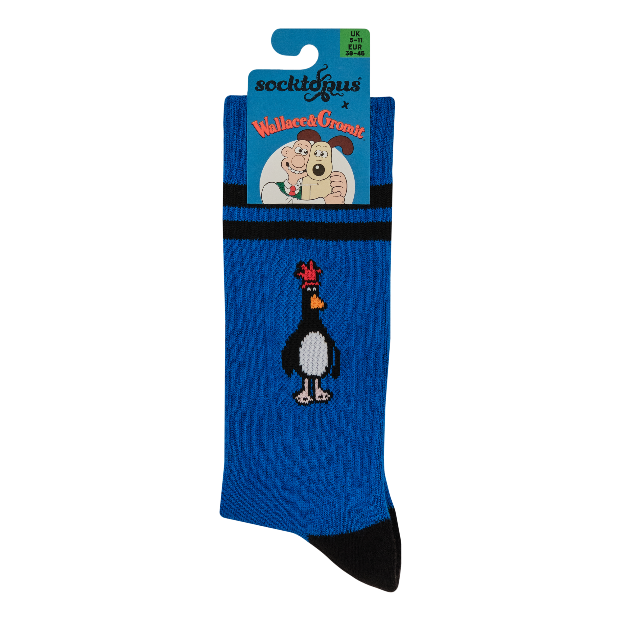 Feathers McGraw Athletic Socks - Wallace and Gromit