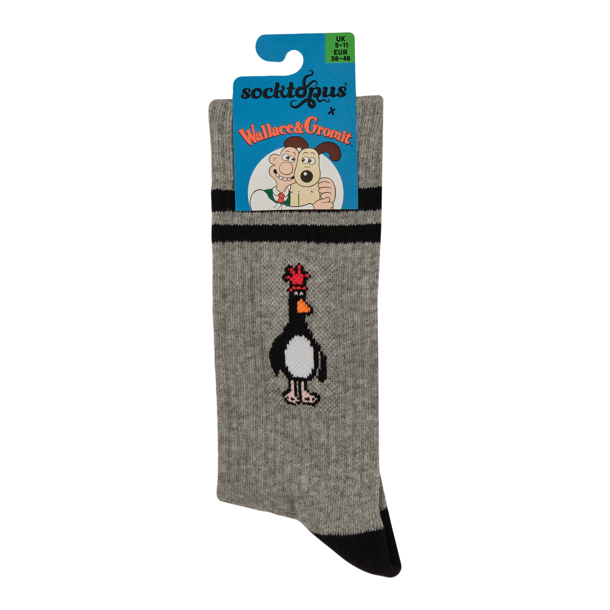 Feathers McGraw Athletic Socks - Wallace and Gromit