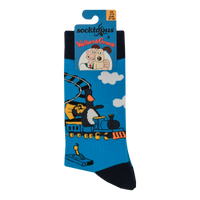 Feather's Train Socks - Wallace and Gromit