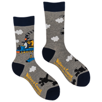 Feather's Train Socks - Wallace and Gromit
