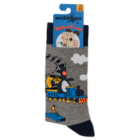 Feather's Train Socks - Wallace and Gromit