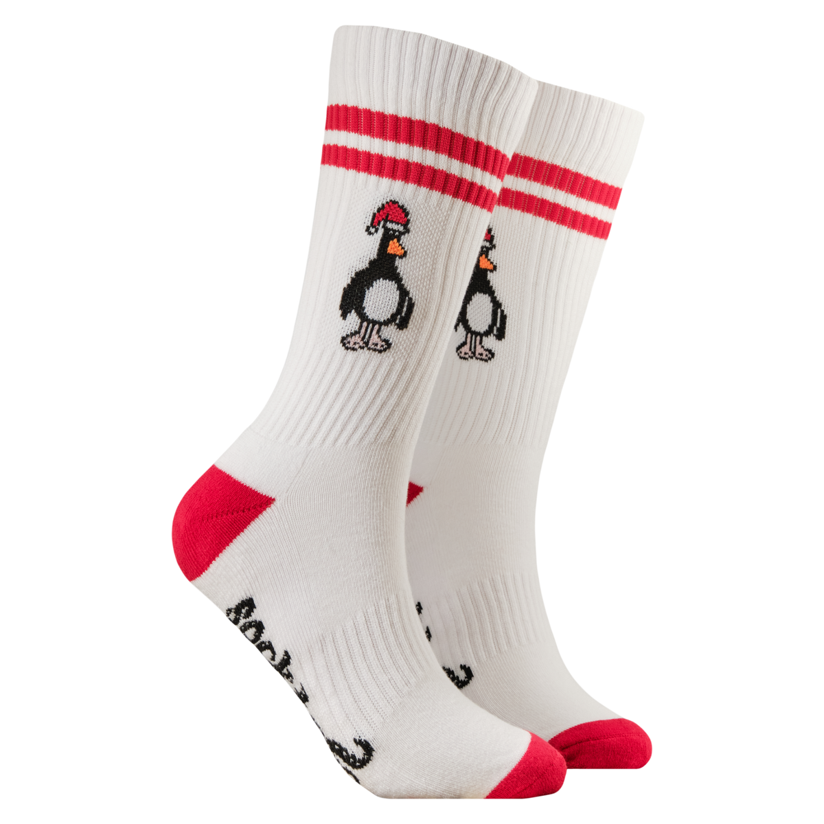 Feathers Xmas Hat Athletic Socks - Wallace and Gromit