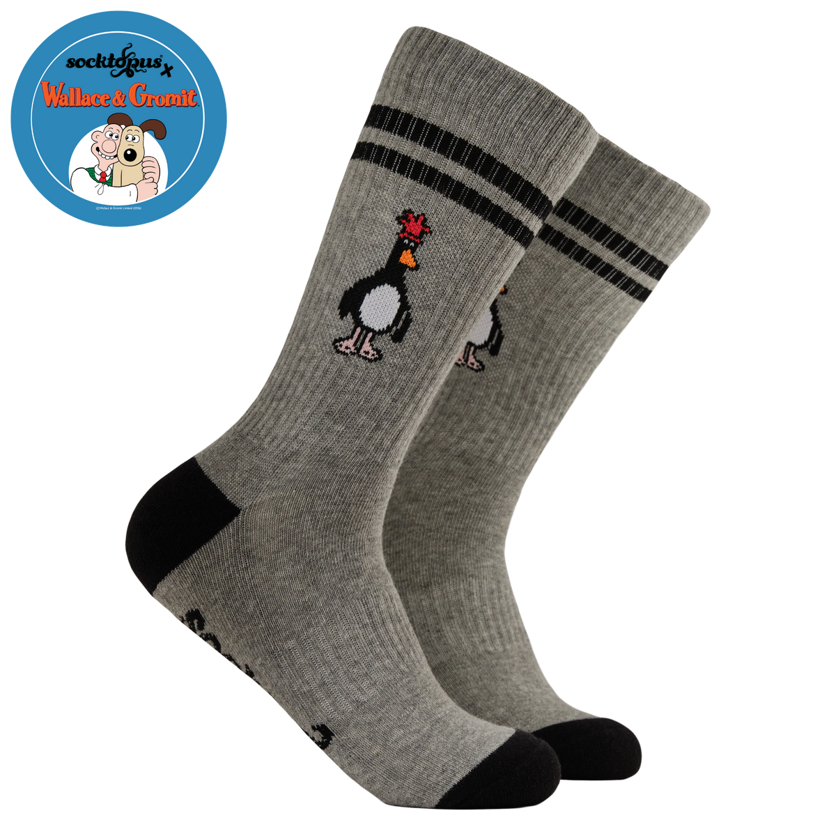 Feathers McGraw Athletic Socks - Wallace and Gromit