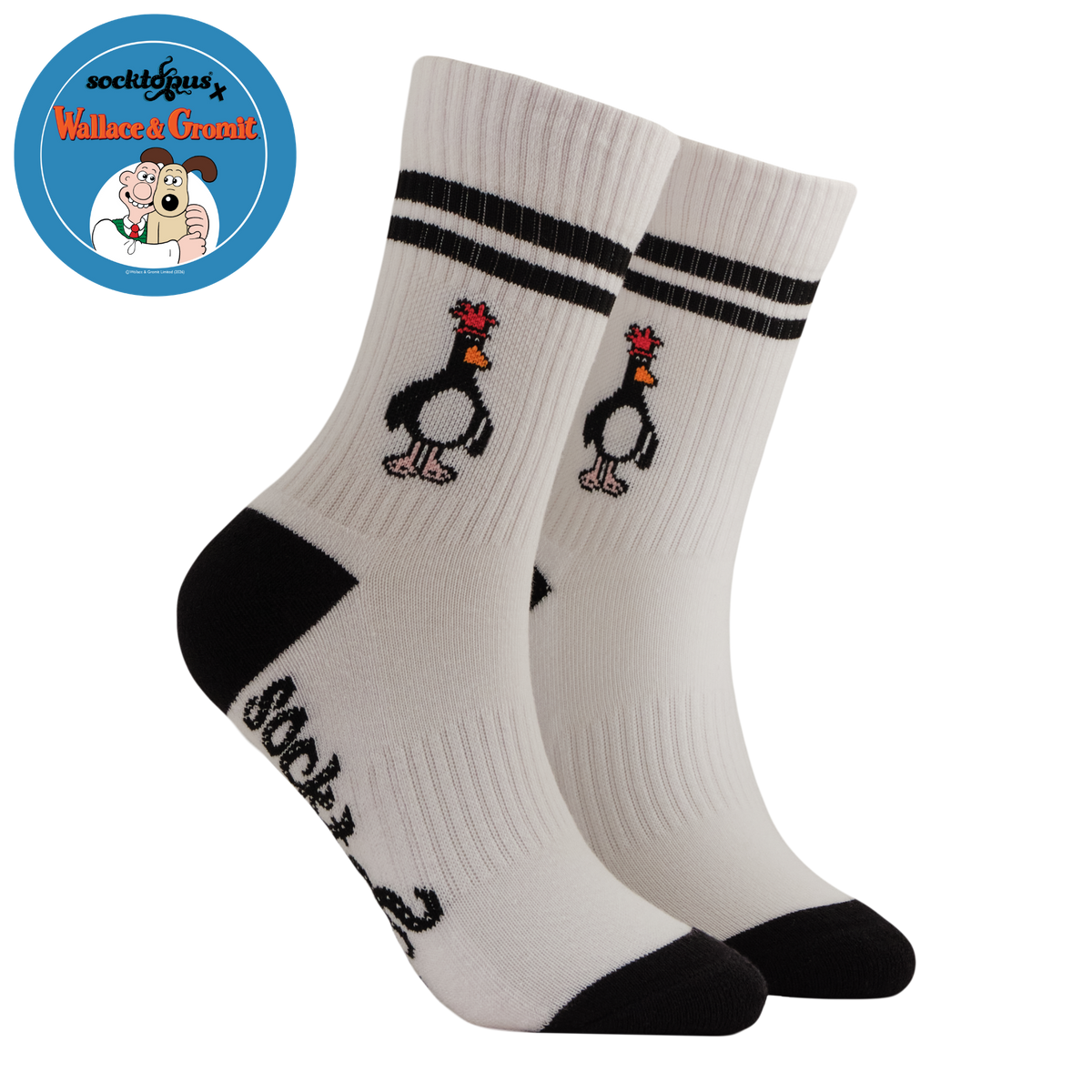 Feathers McGraw Athletic Mini Socks - Wallace and Gromit