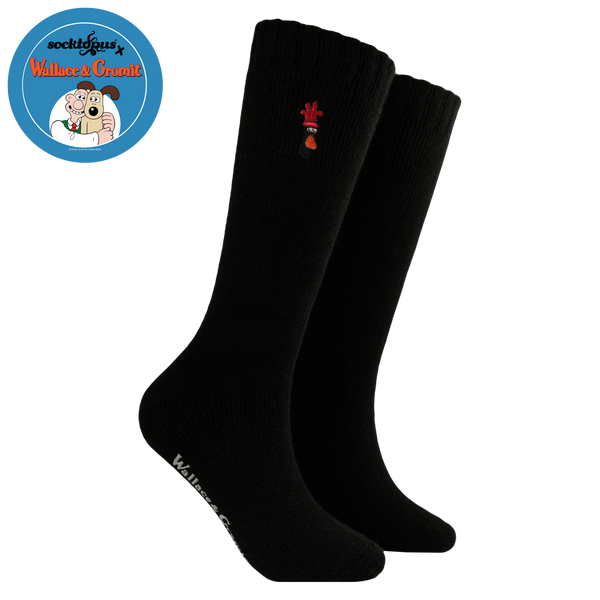 Feathers Boot Socks - Wallace and Gromit