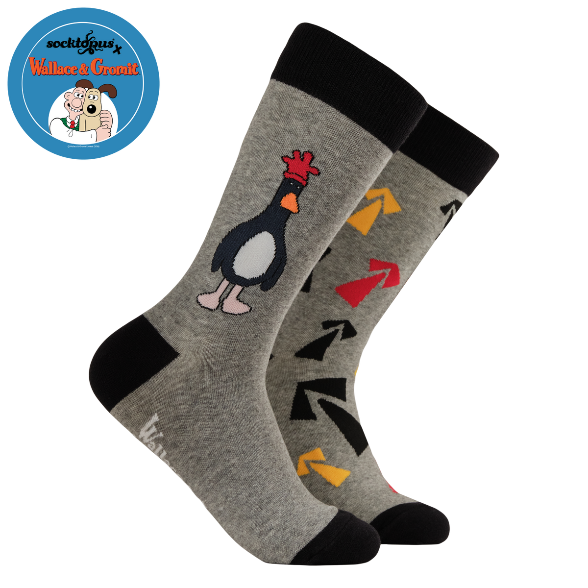 Break Out Feathers Socks - Wallace and Gromit
