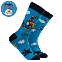 Feather's Train Socks - Wallace and Gromit