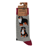Bernese Mountain Dog Socks - Feel The Bern