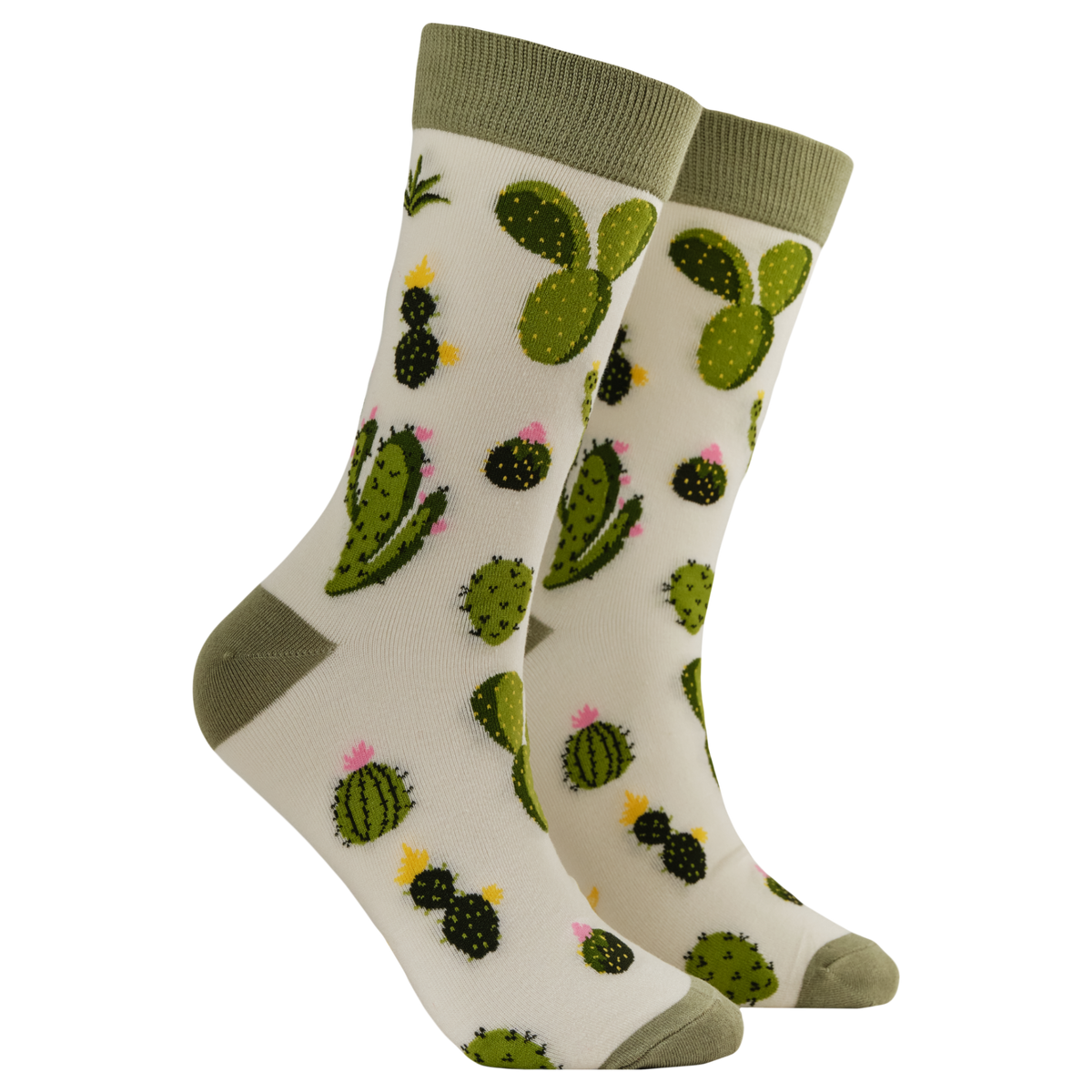 Cactus Bamboo Socks - Feeling Sharp Today