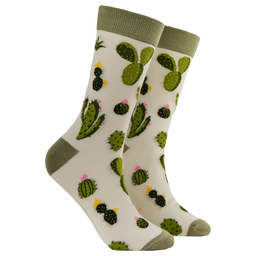 Cactus Bamboo Socks - Feeling Sharp Today