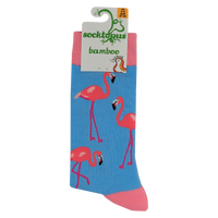 Flamingo Bamboo Socks - Flamintoes
