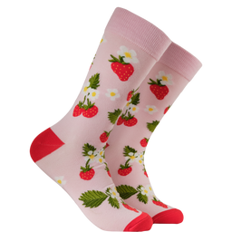 Bamboo Socks - Strawberries - Floorberries