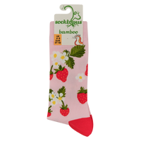 Bamboo Socks - Strawberries - Floorberries