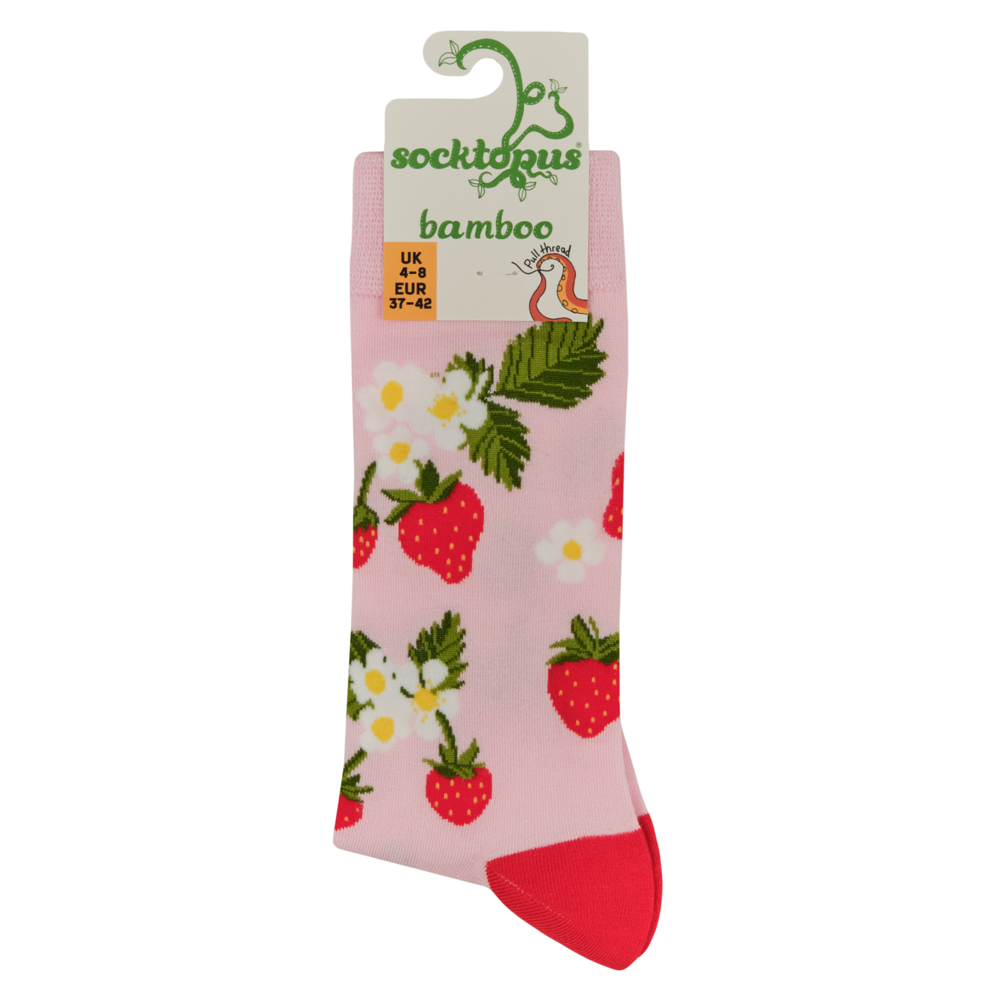Bamboo Socks - Strawberries - Floorberries