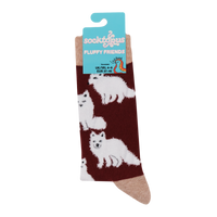 Fluffy Arctic Foxes Socks