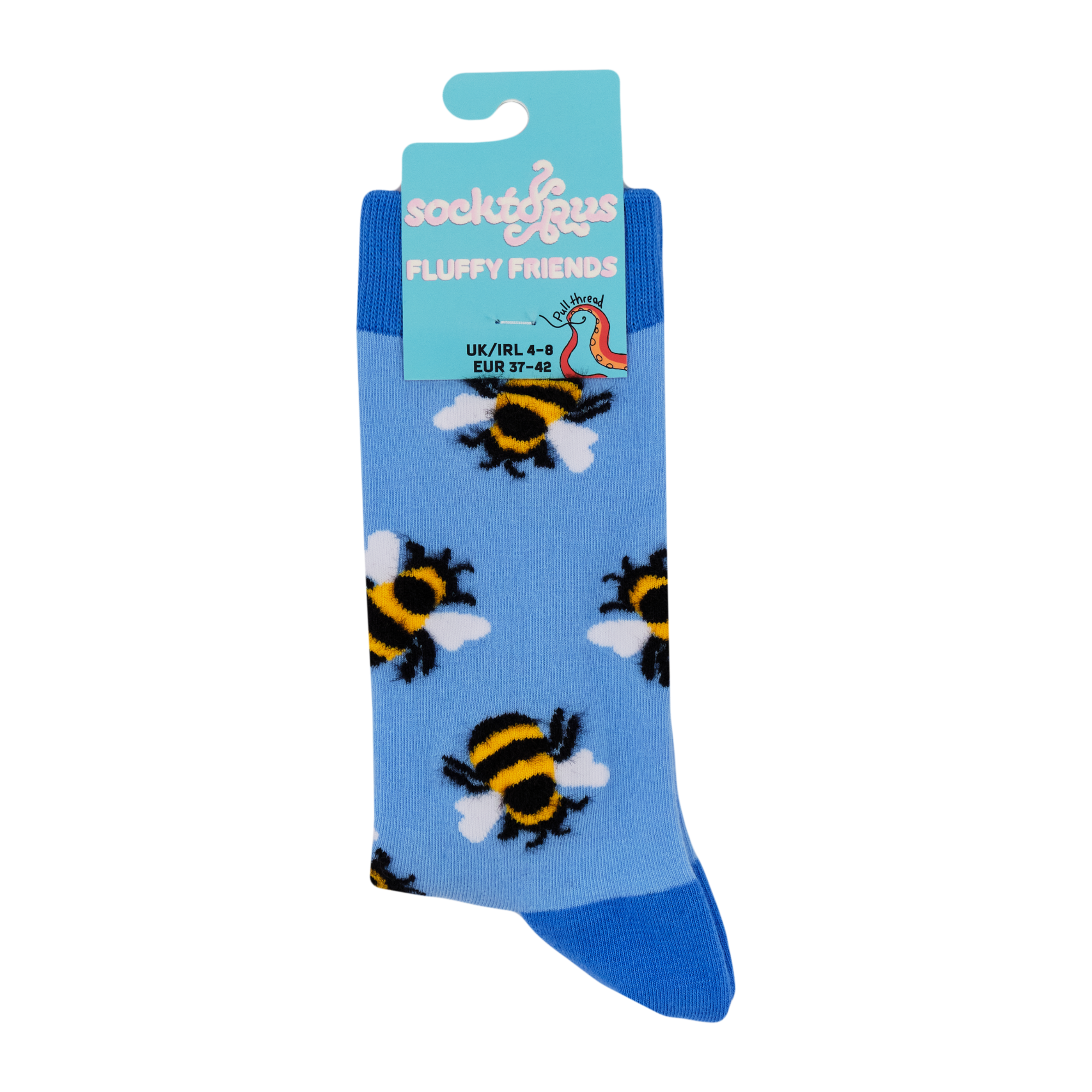 Fluffy Bees Socks