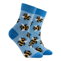 Fluffy Bees Mini Socks