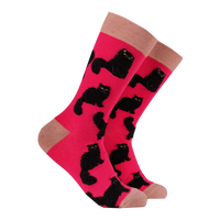 Fluffy Black Cat Socks