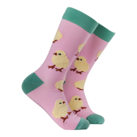 Fluffy Chick Socks