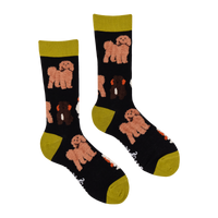 Fluffy Cockapoo Socks