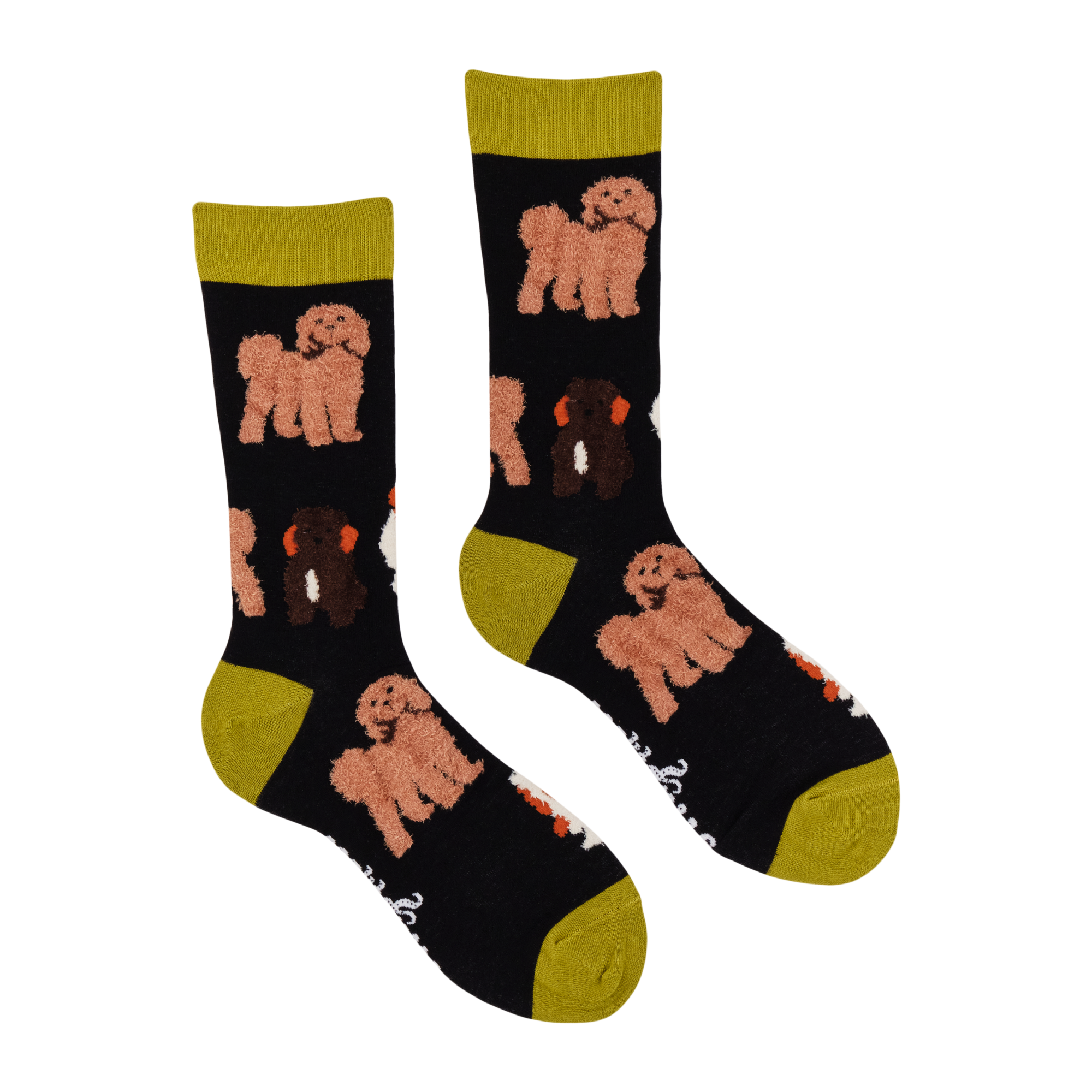 Fluffy Cockapoo Socks