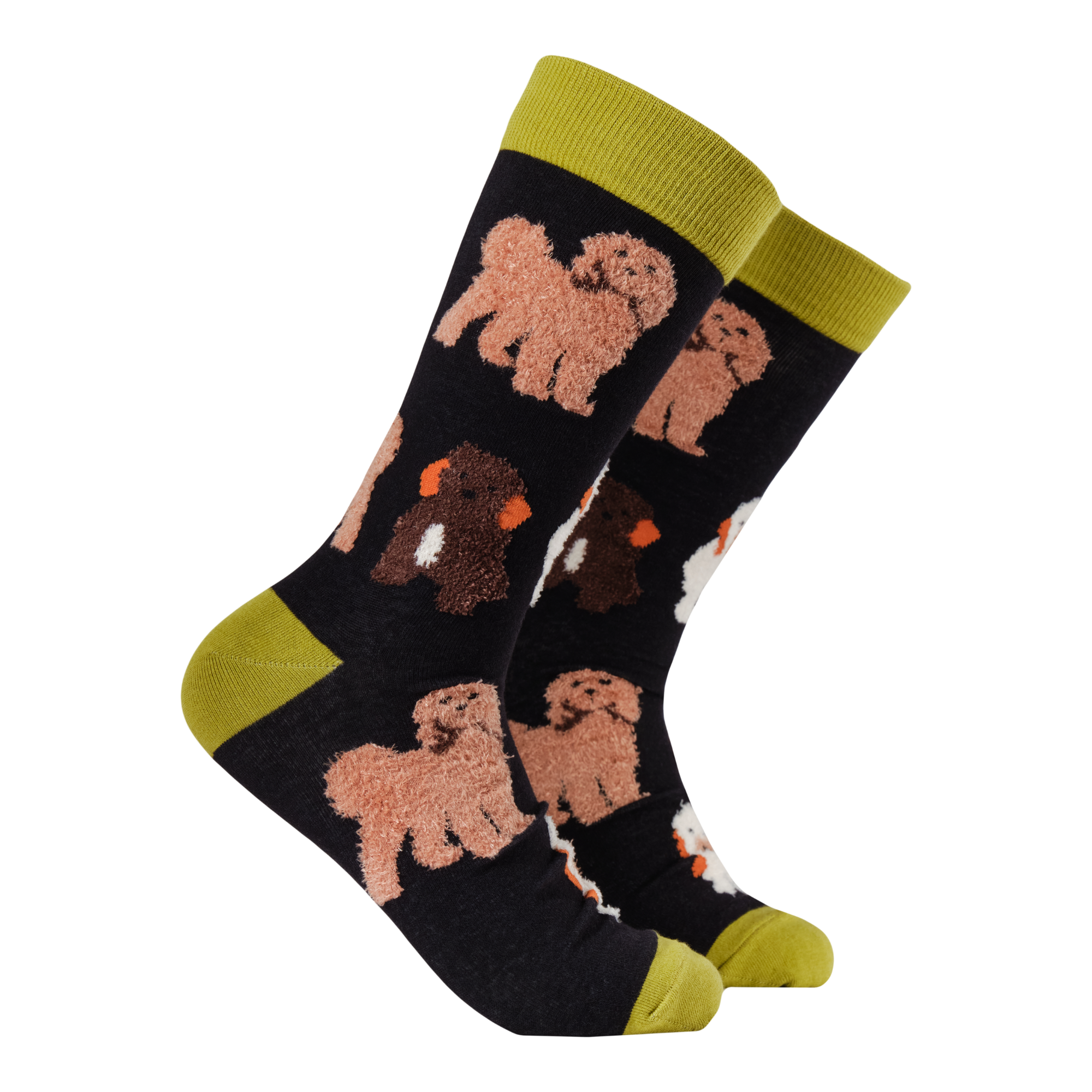 Fluffy Cockapoo Socks
