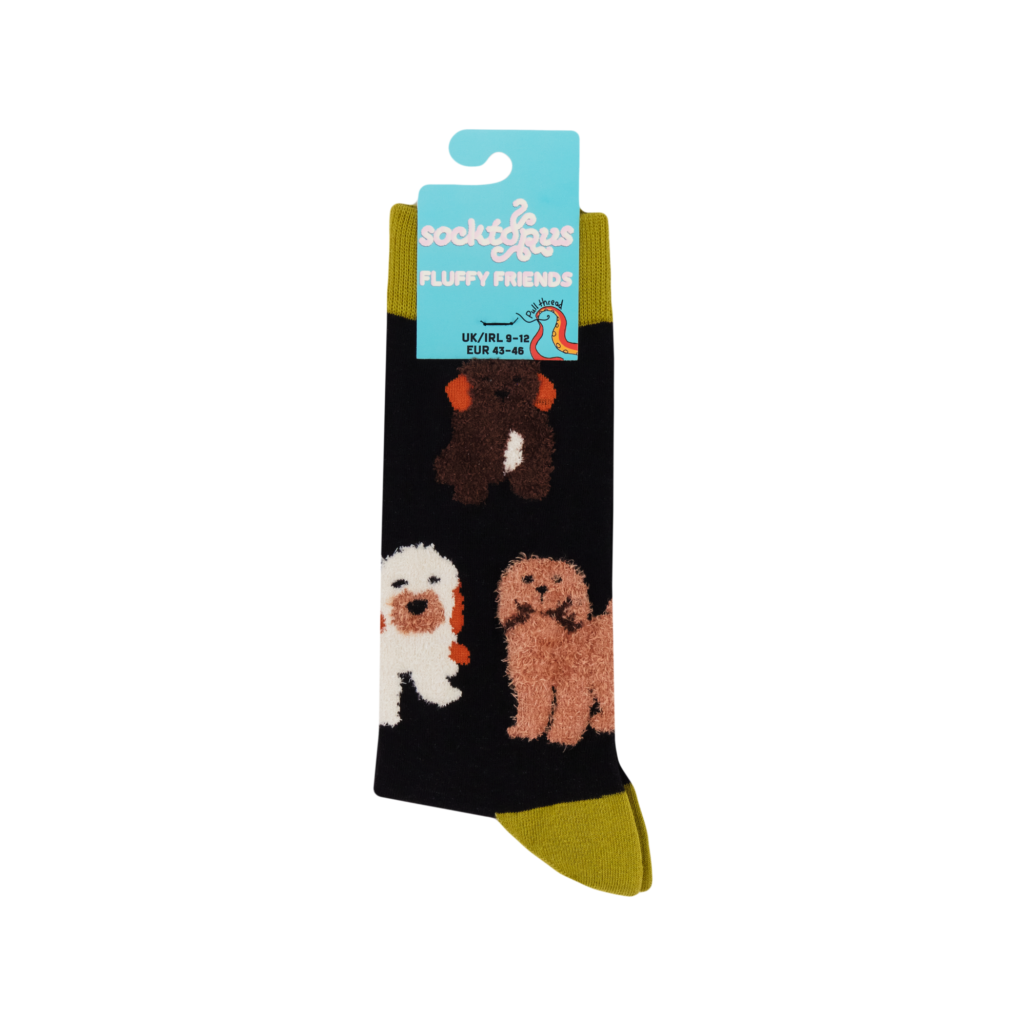 Fluffy Cockapoo Socks