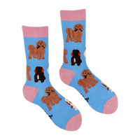 Fluffy Cockapoo Socks