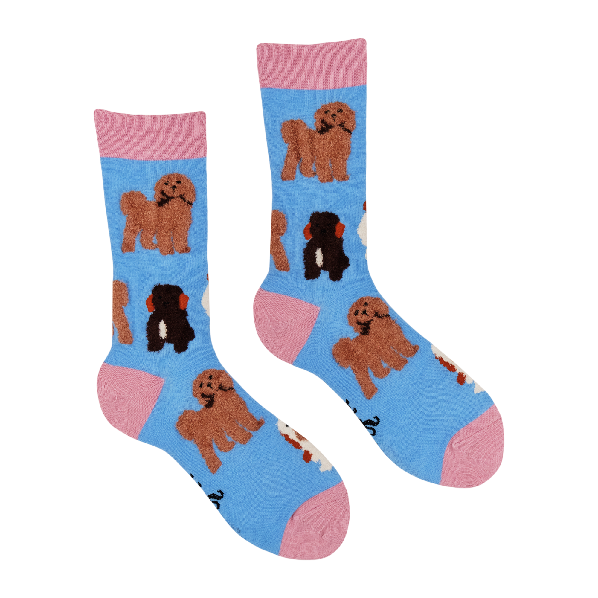 Fluffy Cockapoo Socks