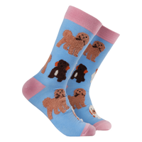 Fluffy Cockapoo Socks