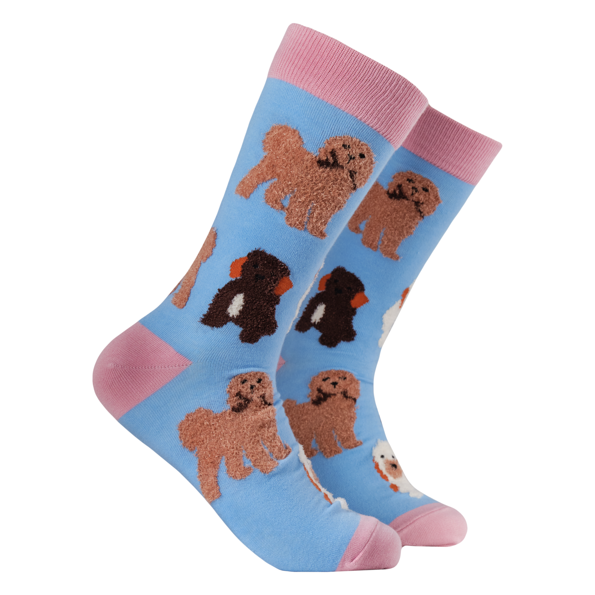 Fluffy Cockapoo Socks