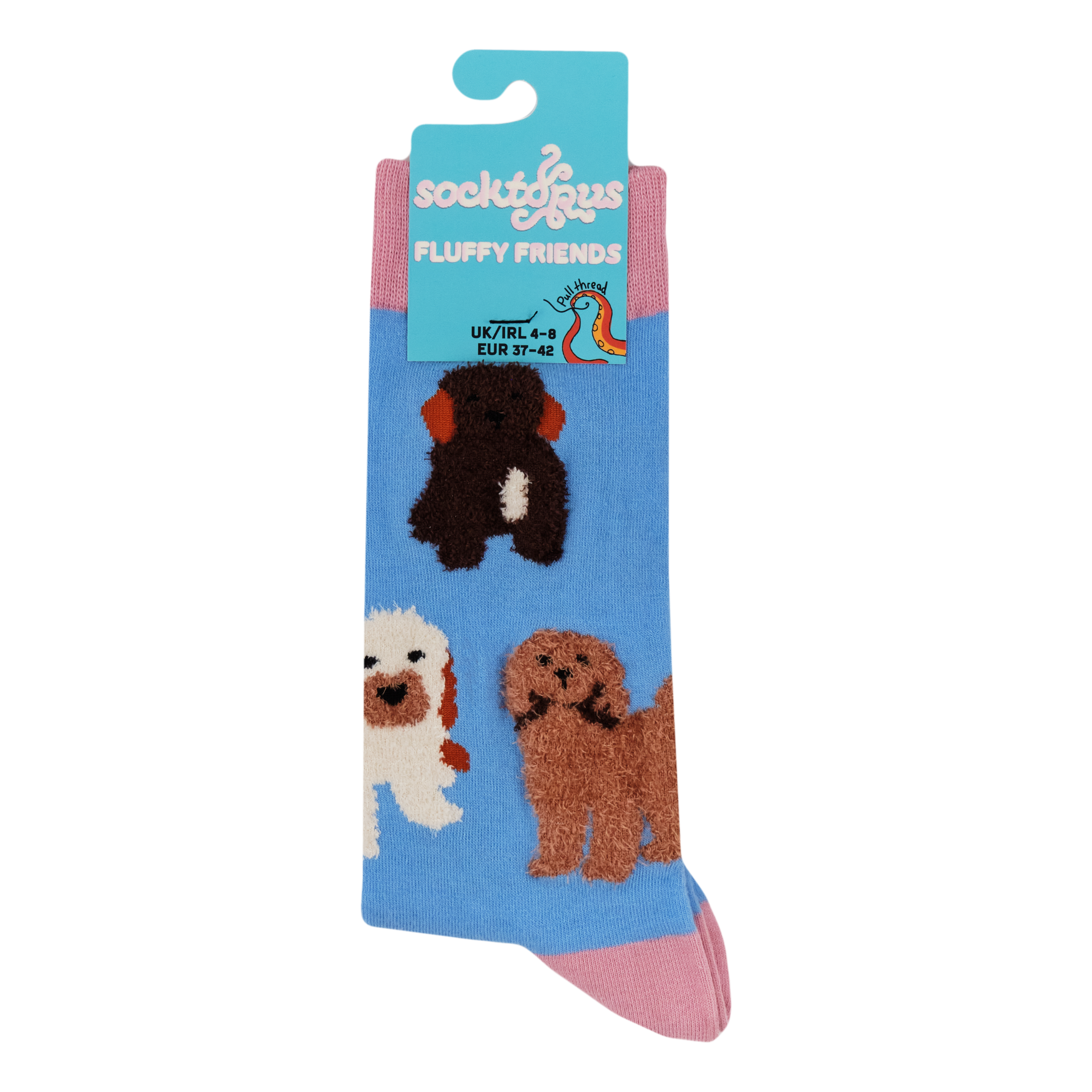 Fluffy Cockapoo Socks