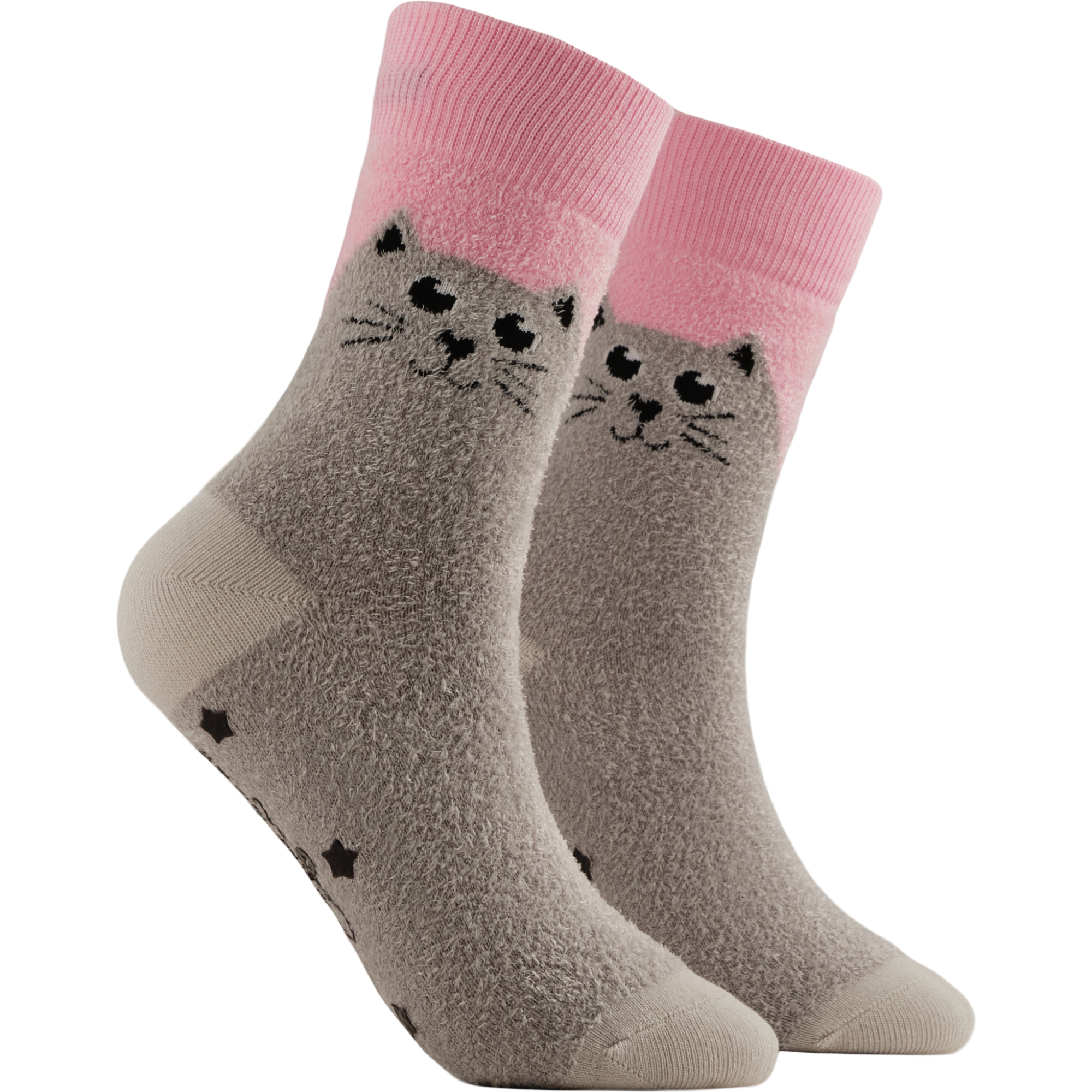 Fluffy Cosy Fat Cat Socks